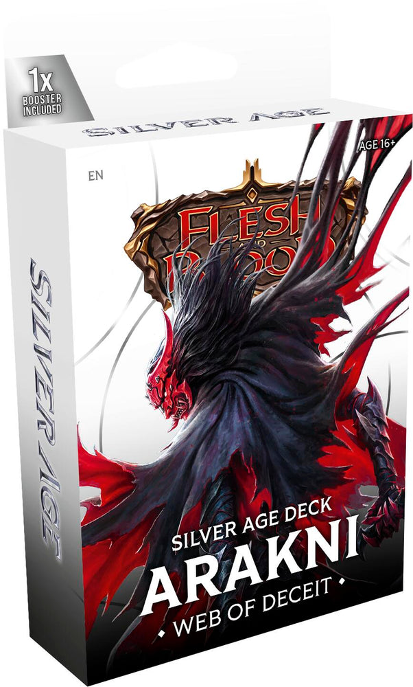 Silver Age Chapter 2 Deck - Arakni, Web of Deceit (Chaos Assassin)