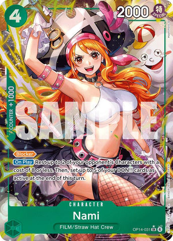 Nami (OP14-031) (Alternate Art) [The Azure Sea's Seven]