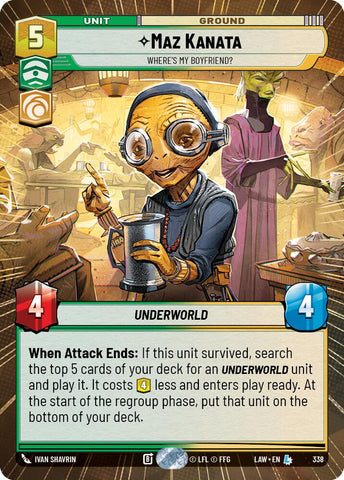 Maz Kanata - Where's My Boyfriend? (338) (Hyperspace) (338) [A Lawless Time]