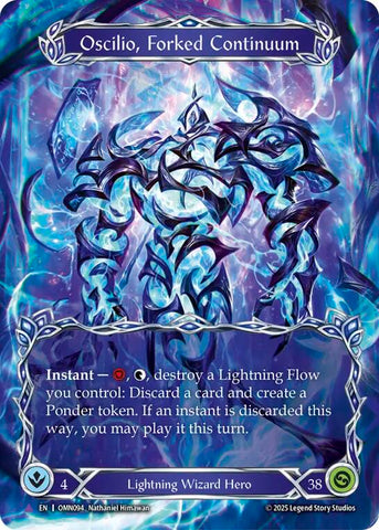 Oscilio, Forked Continuum (Marvel) [OMN094] (Omens of the Third Age)  Cold Foil