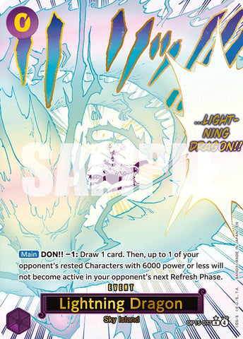 Lightning Dragon (OP15-077) (Alternate Art) [Adventure on Kami's Island]