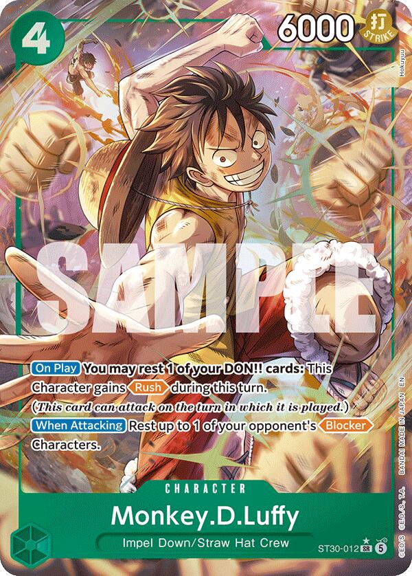 Monkey.D.Luffy (ST30-012) (Parallel) [Starter Deck EX: Luffy & Ace]