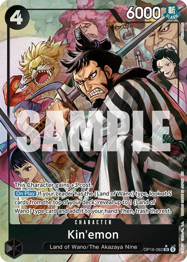 Kin'emon (OP16-082) (Alternate Art) [The Time of Battle]