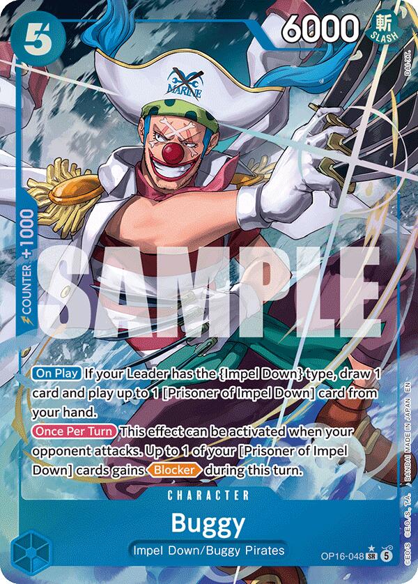 Buggy (OP16-048) (Alternate Art) [The Time of Battle]