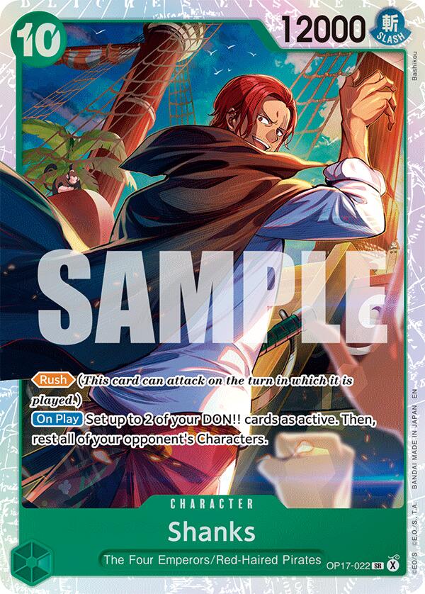 Shanks (OP17-022) [The World's Strongest Warriors]