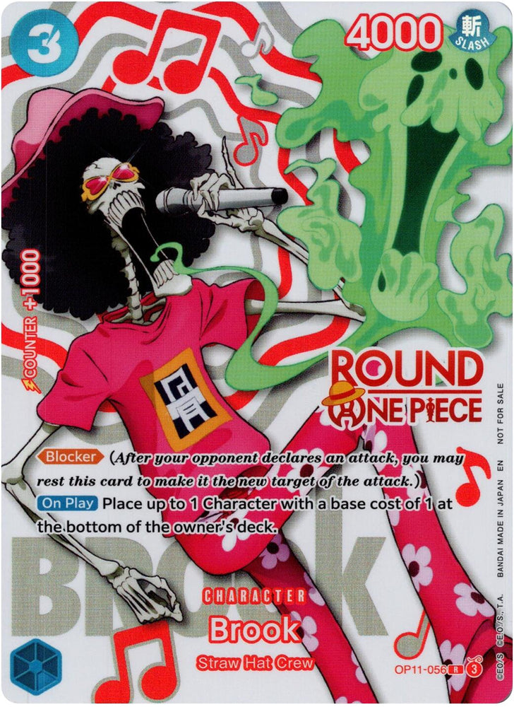 Brook (OP11-056) (Round 1 Promo) [One Piece Promotion Cards]