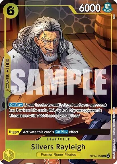 Silvers Rayleigh (One Piece Card Game Illustration Box Vol. 7) [One Piece Promotion Cards]