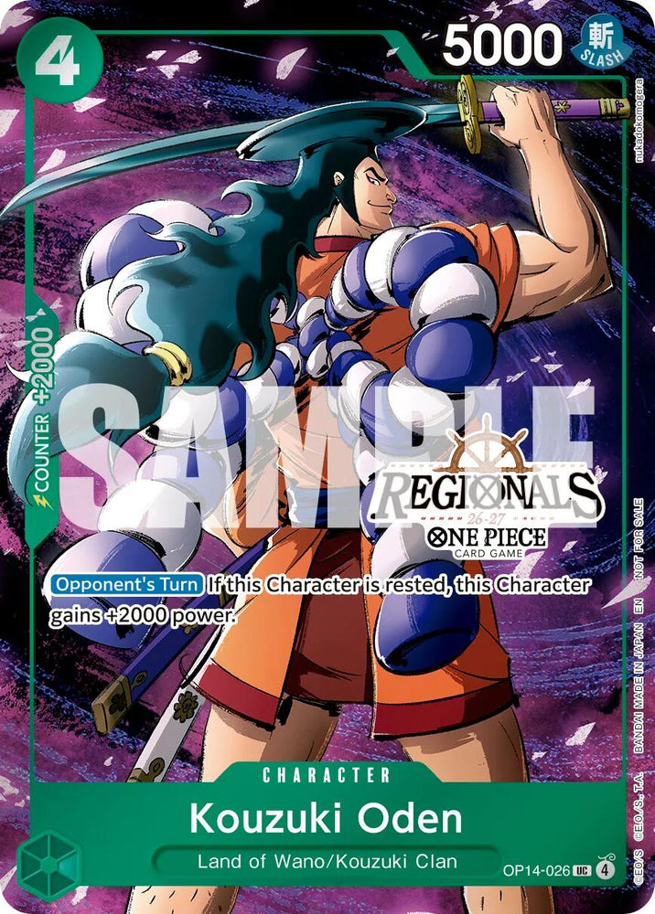 Kouzuki Oden (OP14-026) (Regional Participation Pack 2026 Vol.2) [One Piece Promotion Cards]