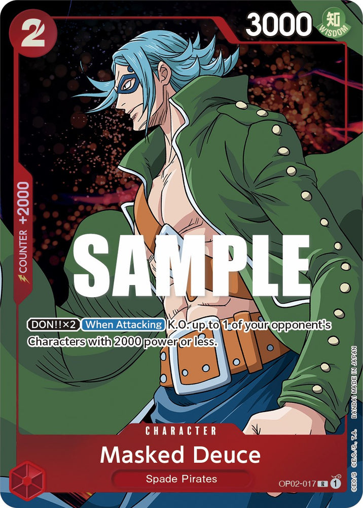 Masked Deuce (OP02-017) (Alternate Art) [Paramount War]