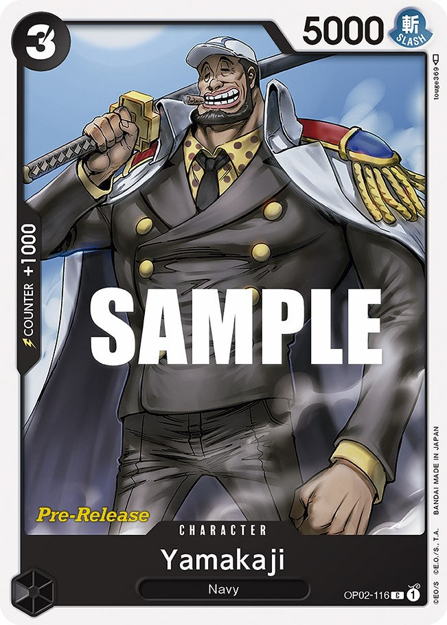Yamakaji (OP02-116) [Paramount War Pre-Release Cards]