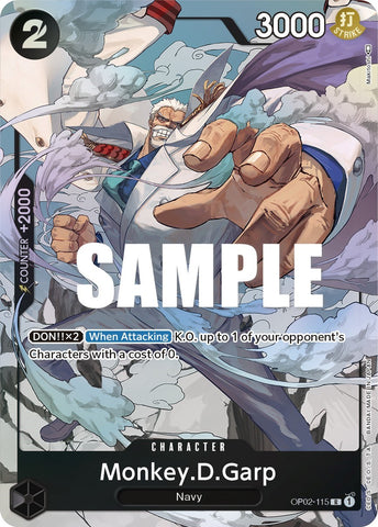 Monkey.D.Garp (OP02-115) (Alternate Art) [Paramount War]