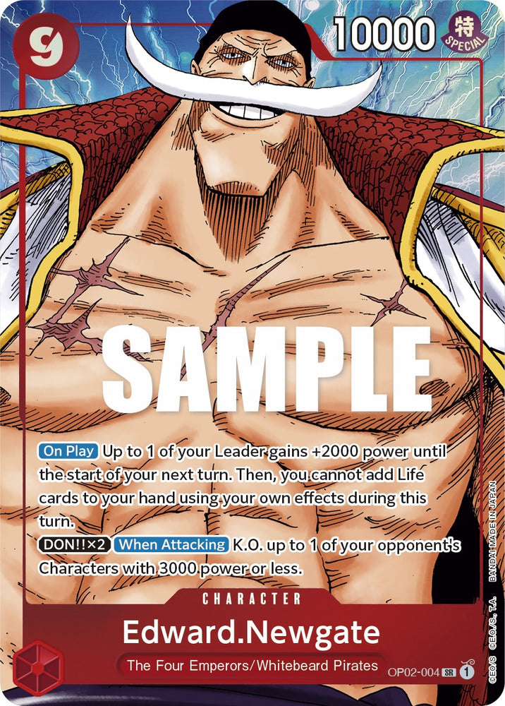 Edward.Newgate (OP02-004) (Alternate Art) [Paramount War]