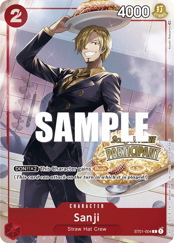 Sanji (ST01-004) (Offline Regional 2023) [Participant] [One Piece Promotion Cards]