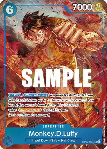 Monkey.D.Luffy (OP02-062) (Alternate Art) [Paramount War]