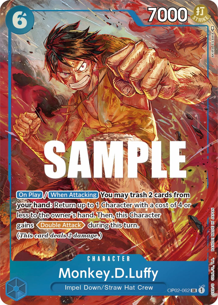 Monkey.D.Luffy (OP02-062) (Alternate Art) [Paramount War]