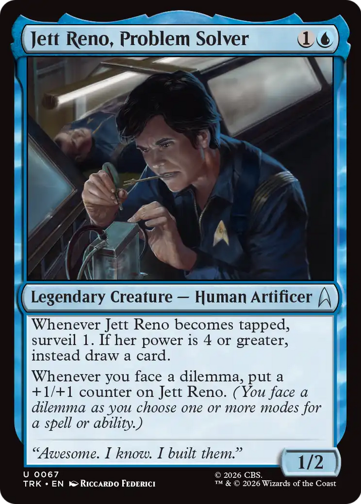 Jett Reno, Problem Solver [Star Trek]