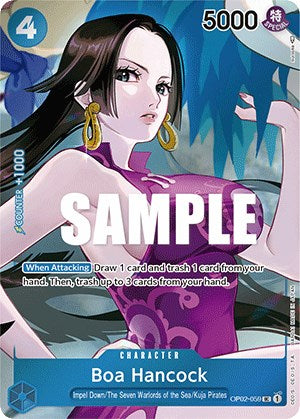 Boa Hancock (OP02-059) (Box Topper) [Paramount War]