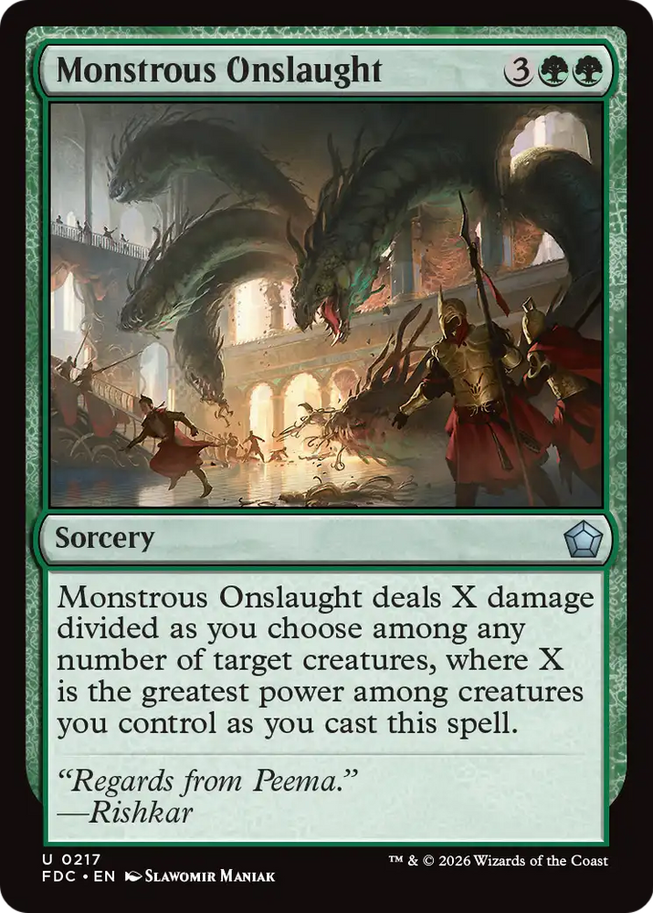 Monstrous Onslaught [Foundations Commander]