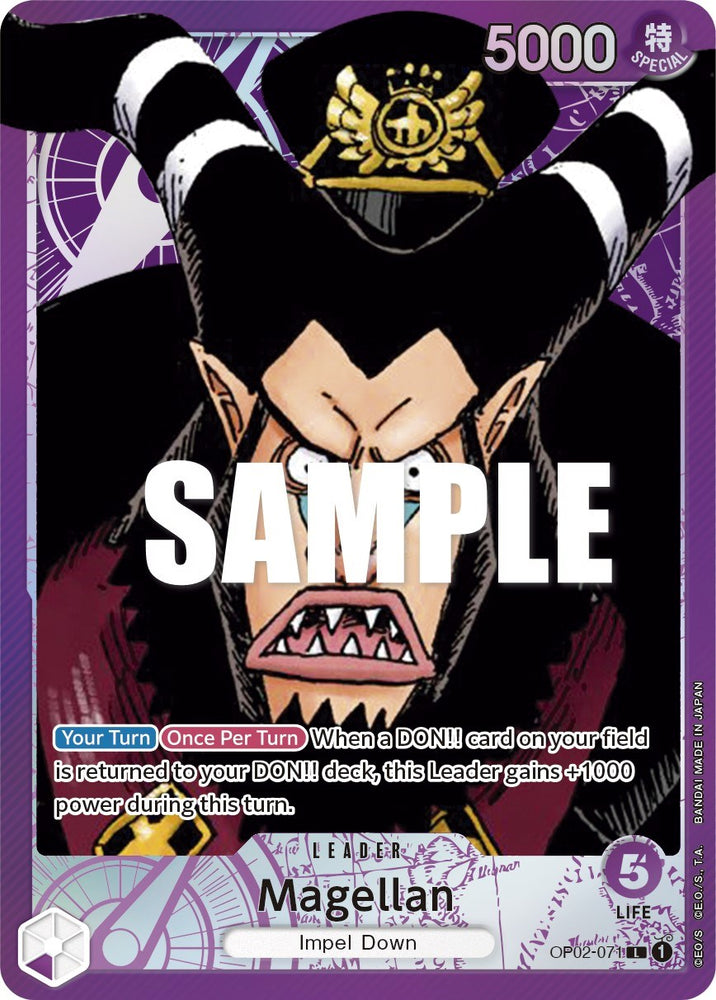 Magellan (OP02-071) (Alternate Art) [Paramount War]