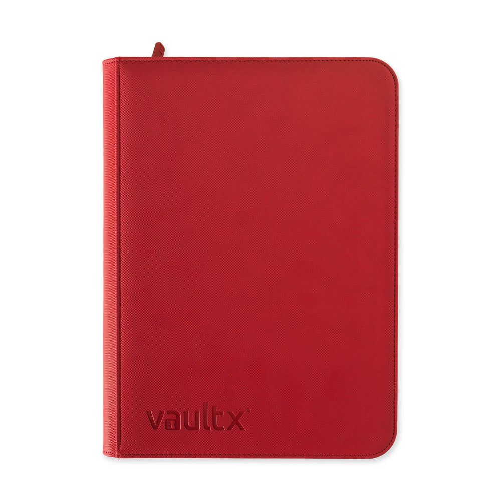 Vault X Exo-Tec 9-Pocket Zip Binder - Red
