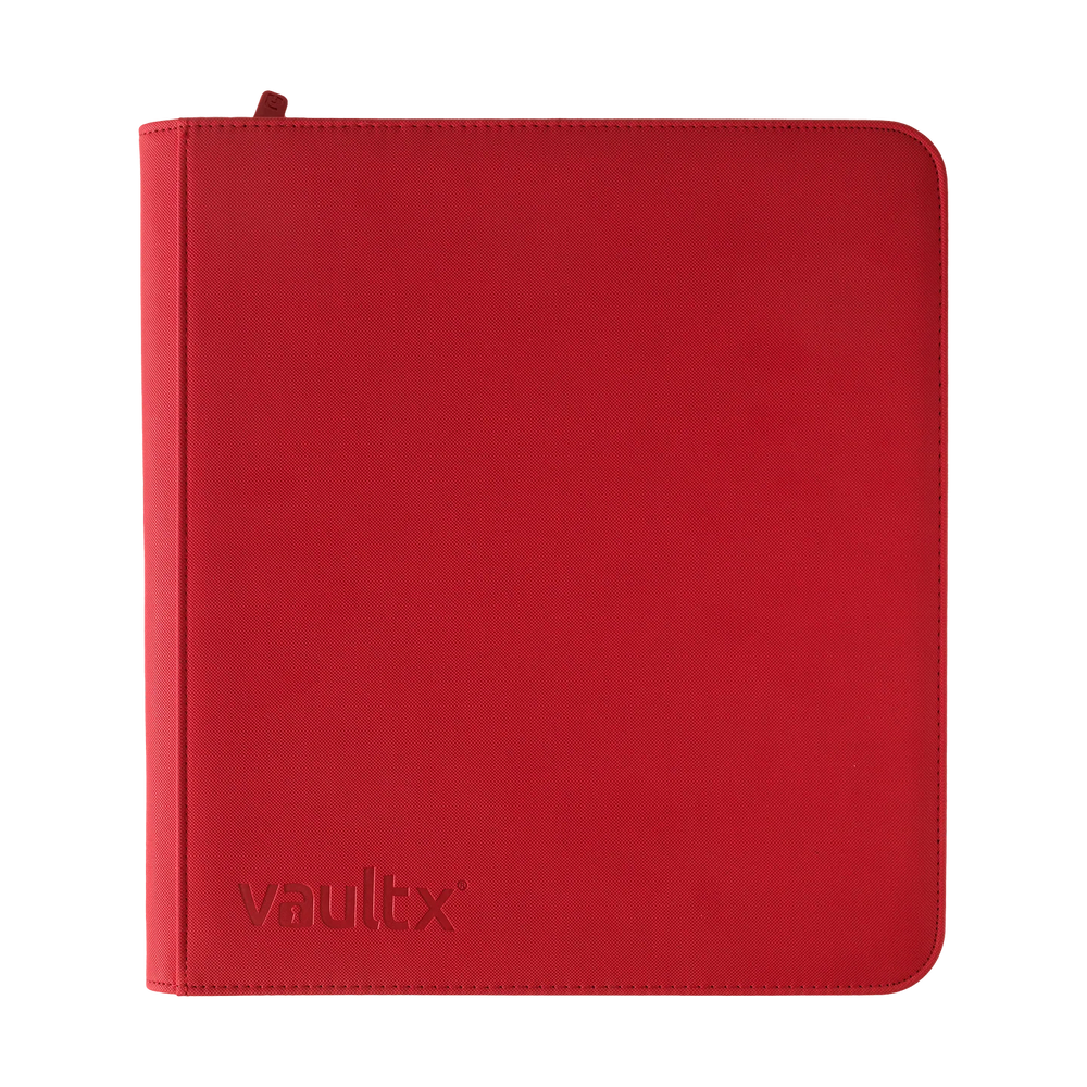 Vault X Exo-Tec 12-Pocket XL Zip Binder - Red