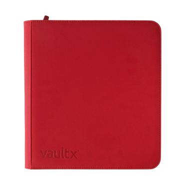 Vault X Exo-Tec 12-Pocket XL Zip Binder - Red