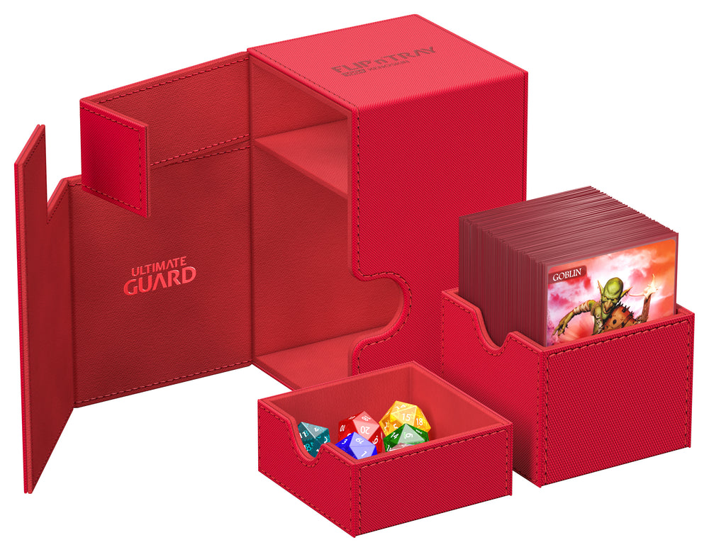 Ultimate Guard Flip N' Tray 100+ Monocolor - Red