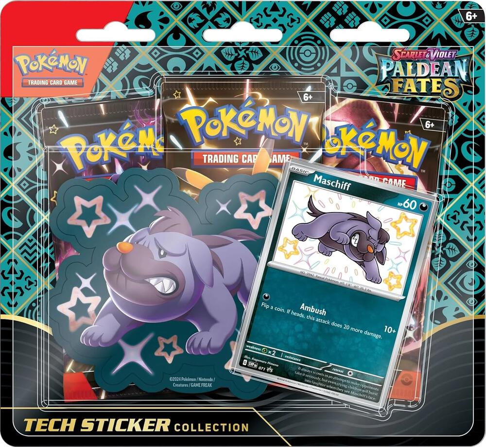 Scarlet & Violet: Paldean Fates - Tech Sticker Collection [Maschiff]