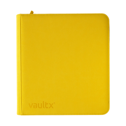Vault X Exo-Tec 12-Pocket XL Zip Binder - Yellow