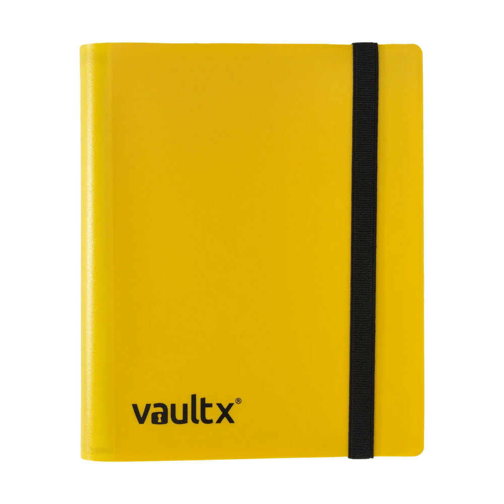 Vault X 4-Pocket Strap Binder - Yellow