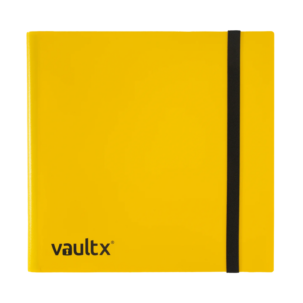 Vault X 12-Pocket Strap Binder - Yellow